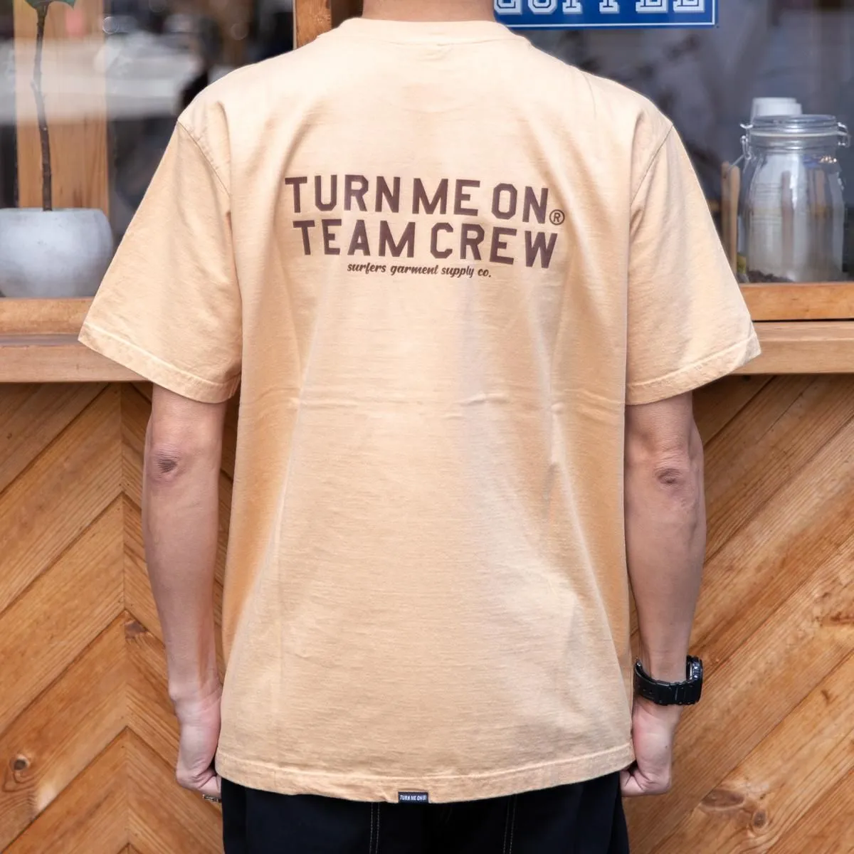 TURN ME ON "TEAM CREW TEE"