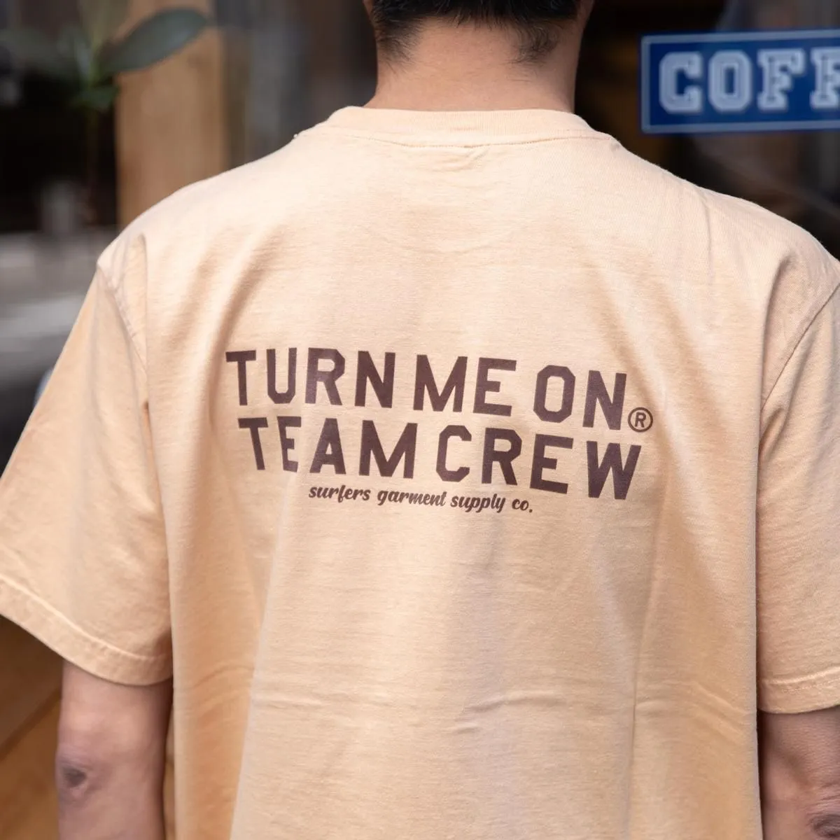 TURN ME ON "TEAM CREW TEE"