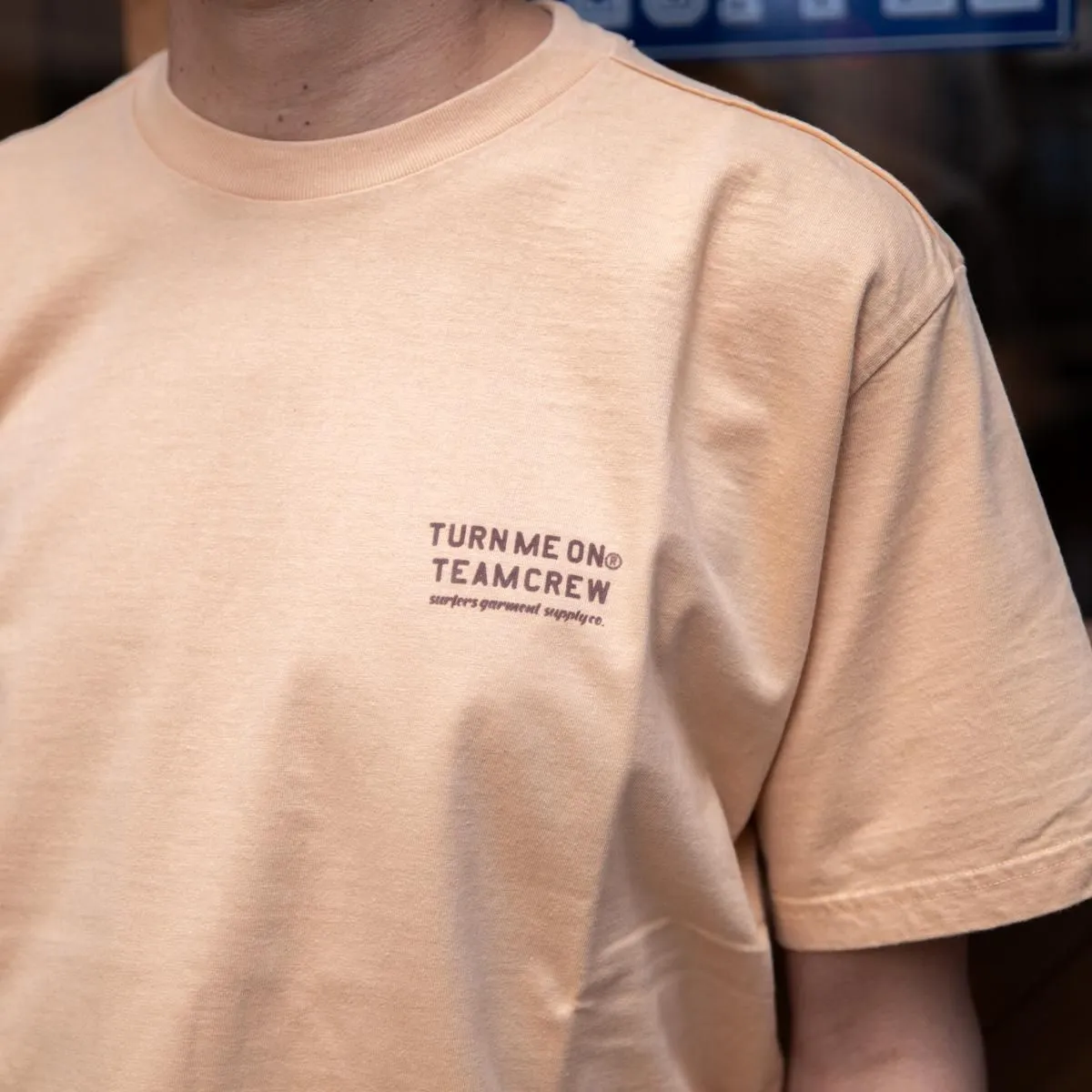 TURN ME ON "TEAM CREW TEE"