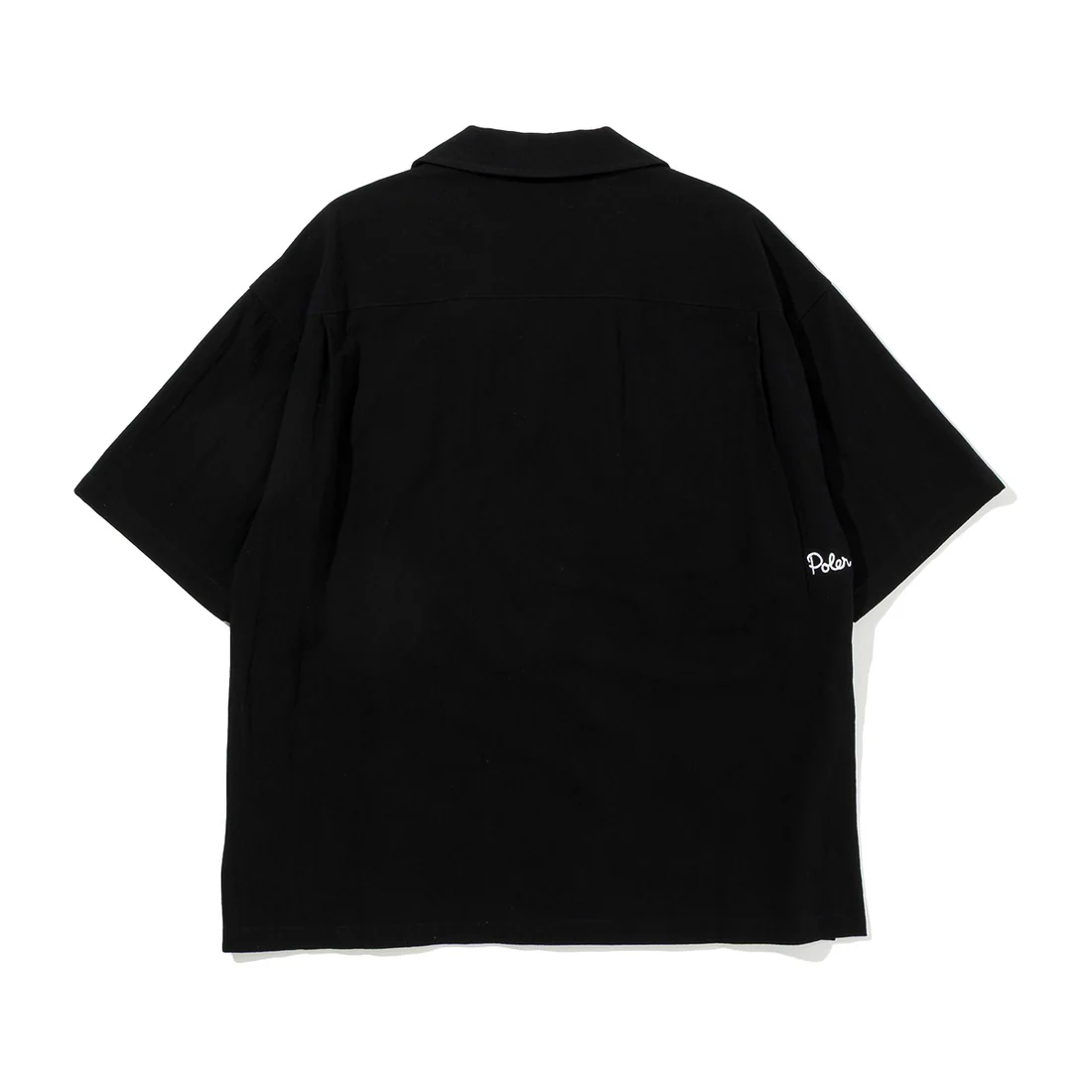 POLER HEMP RELAX OPEN COLLAR SHIRT