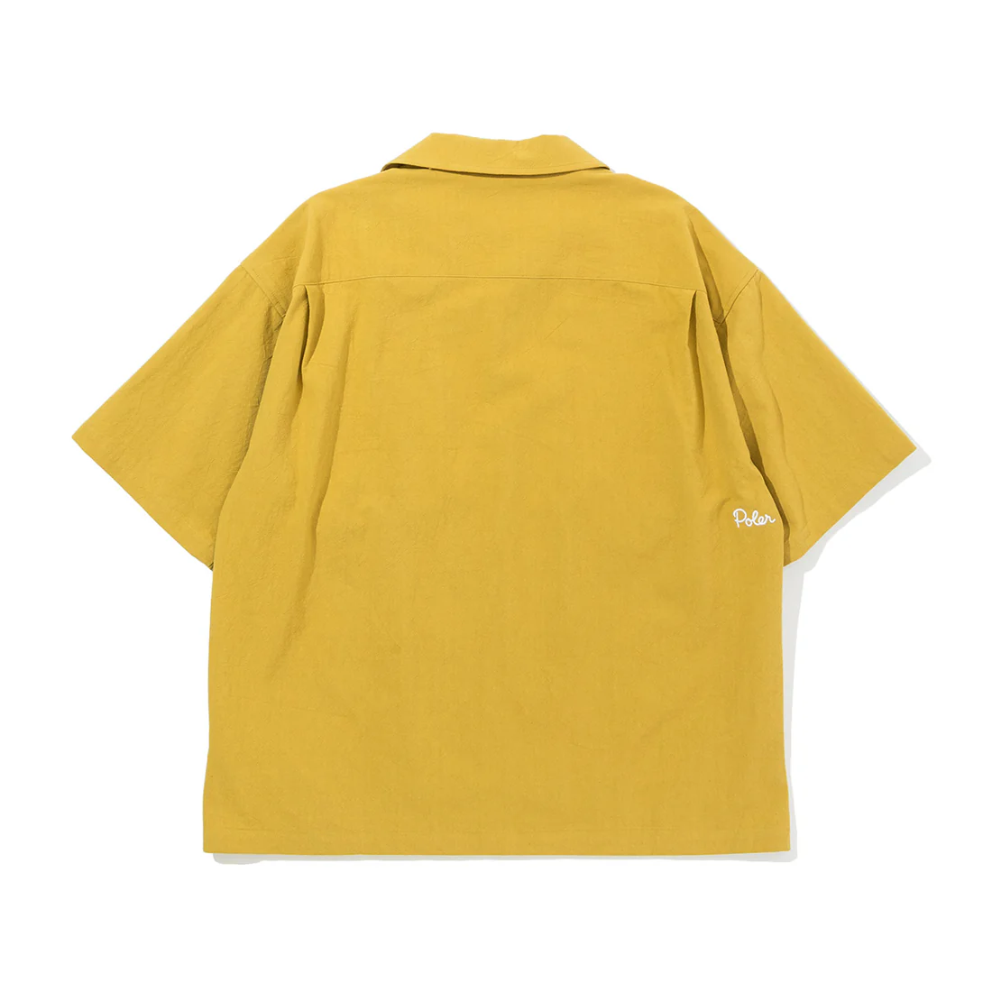 POLER HEMP RELAX OPEN COLLAR SHIRT