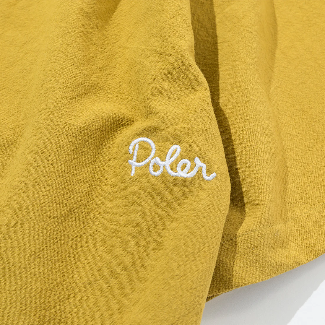 POLER HEMP RELAX OPEN COLLAR SHIRT