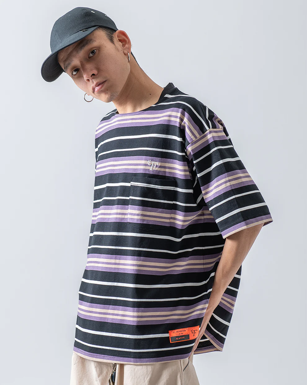 FLATLUX Dada Border Tee