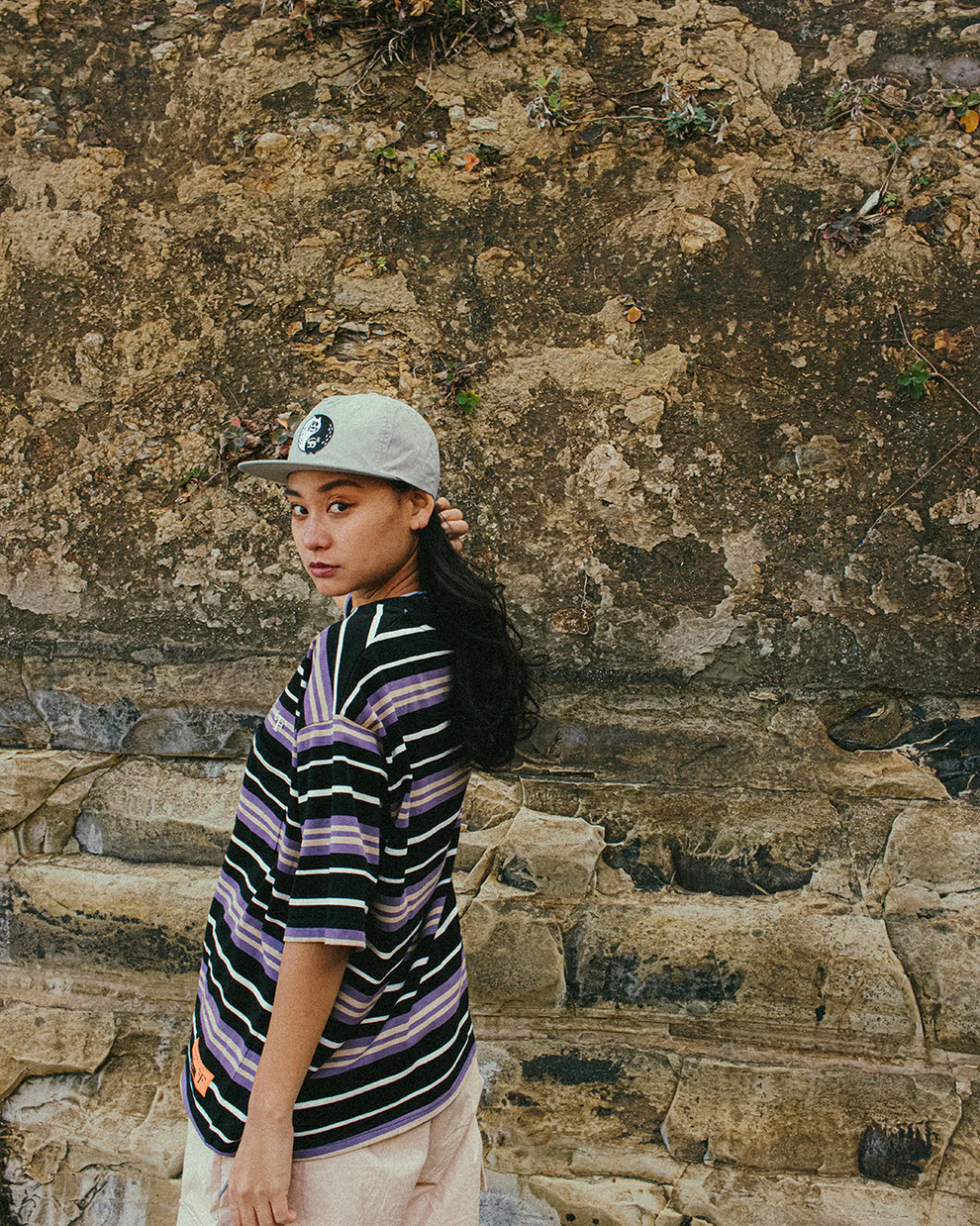 FLATLUX Charr Morita x FLATLUX - Yin&Nyang Nylon Cap