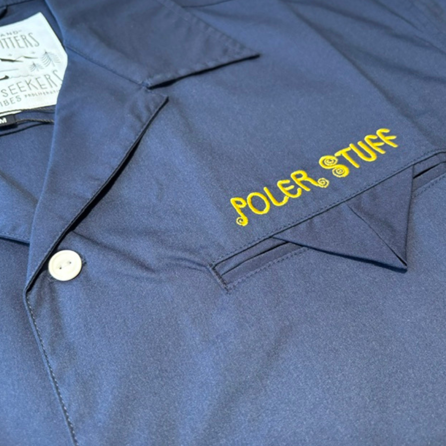 POLER TOURIST TRAP RELAX OPEN COLLAR SHIRT