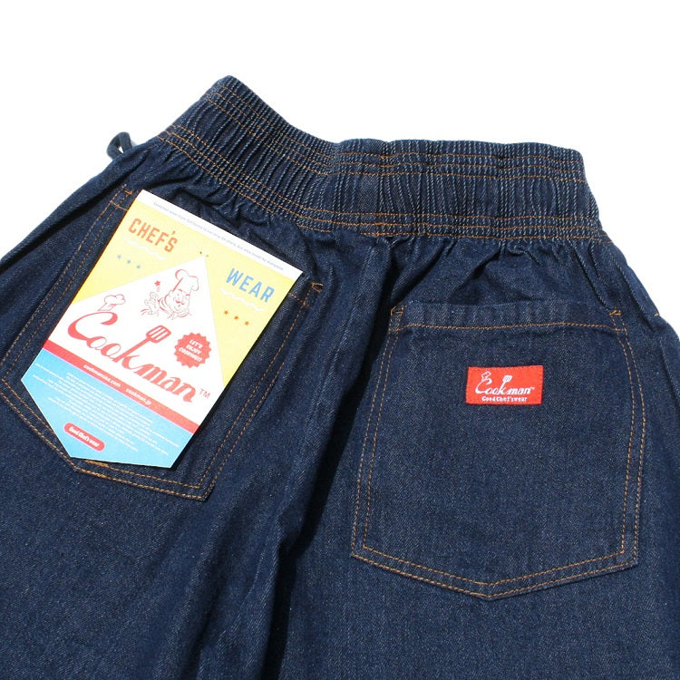 Cookman Chef Pants Short Denim
