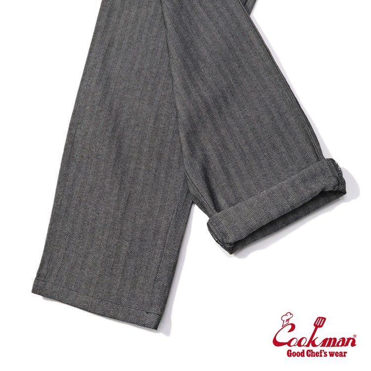 Cookman Chef Pants Semiwide Herringbone