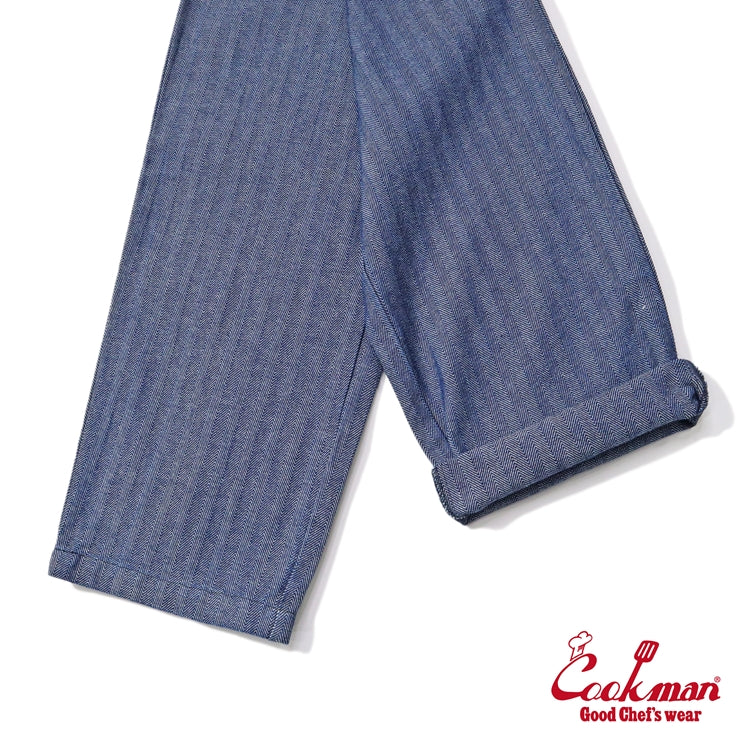 Cookman Chef Pants Semiwide Herringbone