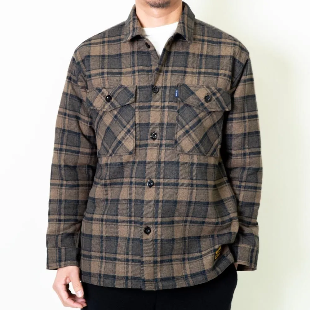 TURN ME ON ターンミーオン チェックネル×キルティングJKT