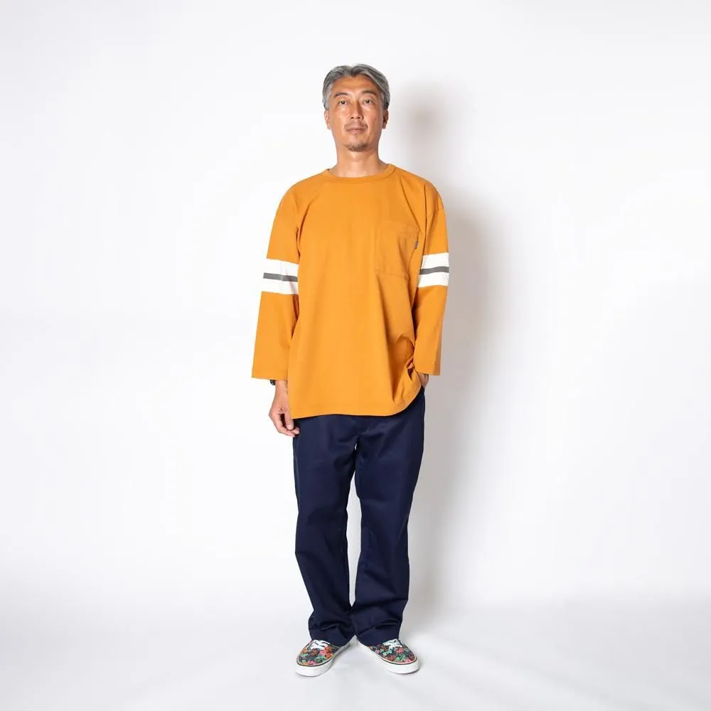 TURN ME ON  9分袖TEE  ORANGE