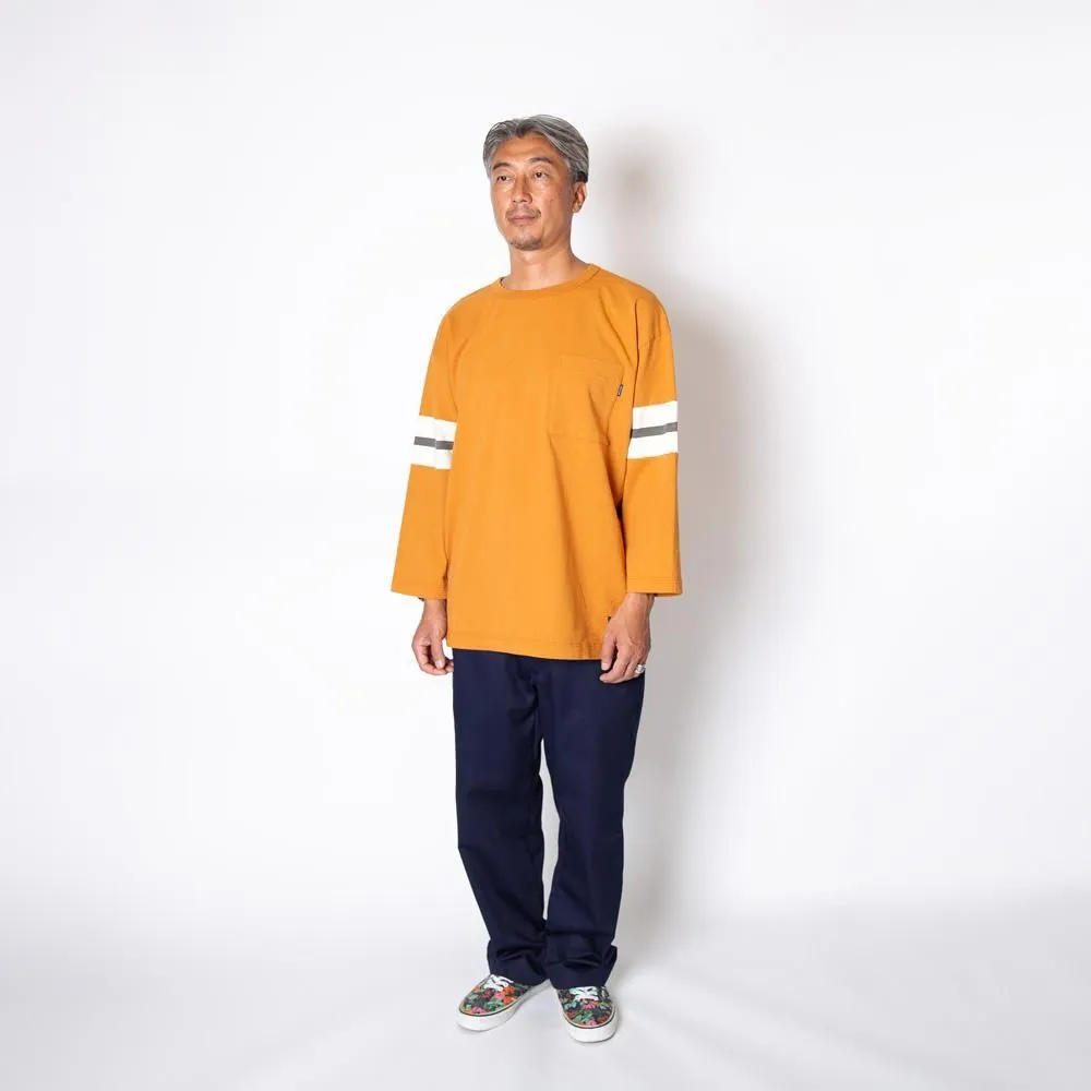 TURN ME ON  9分袖TEE  ORANGE
