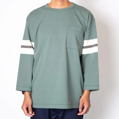 TURN ME ON  9分袖TEE  GREEN