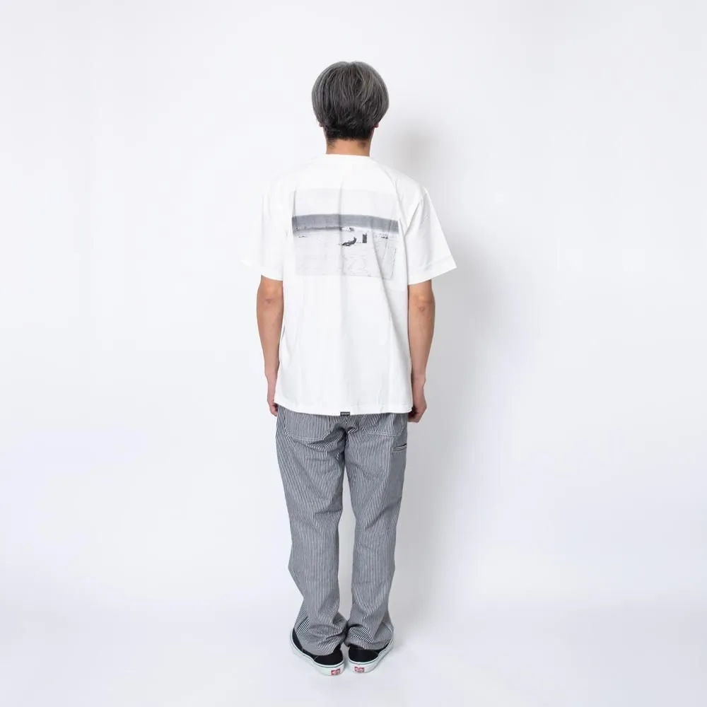 TURN ME ON CA SCRAP BOOK#1 TEE WHITE