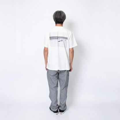 TURN ME ON CA SCRAP BOOK#1 TEE WHITE