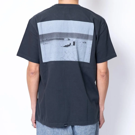 TURN ME ON CA SCRAP BOOK#1 TEE BLACK