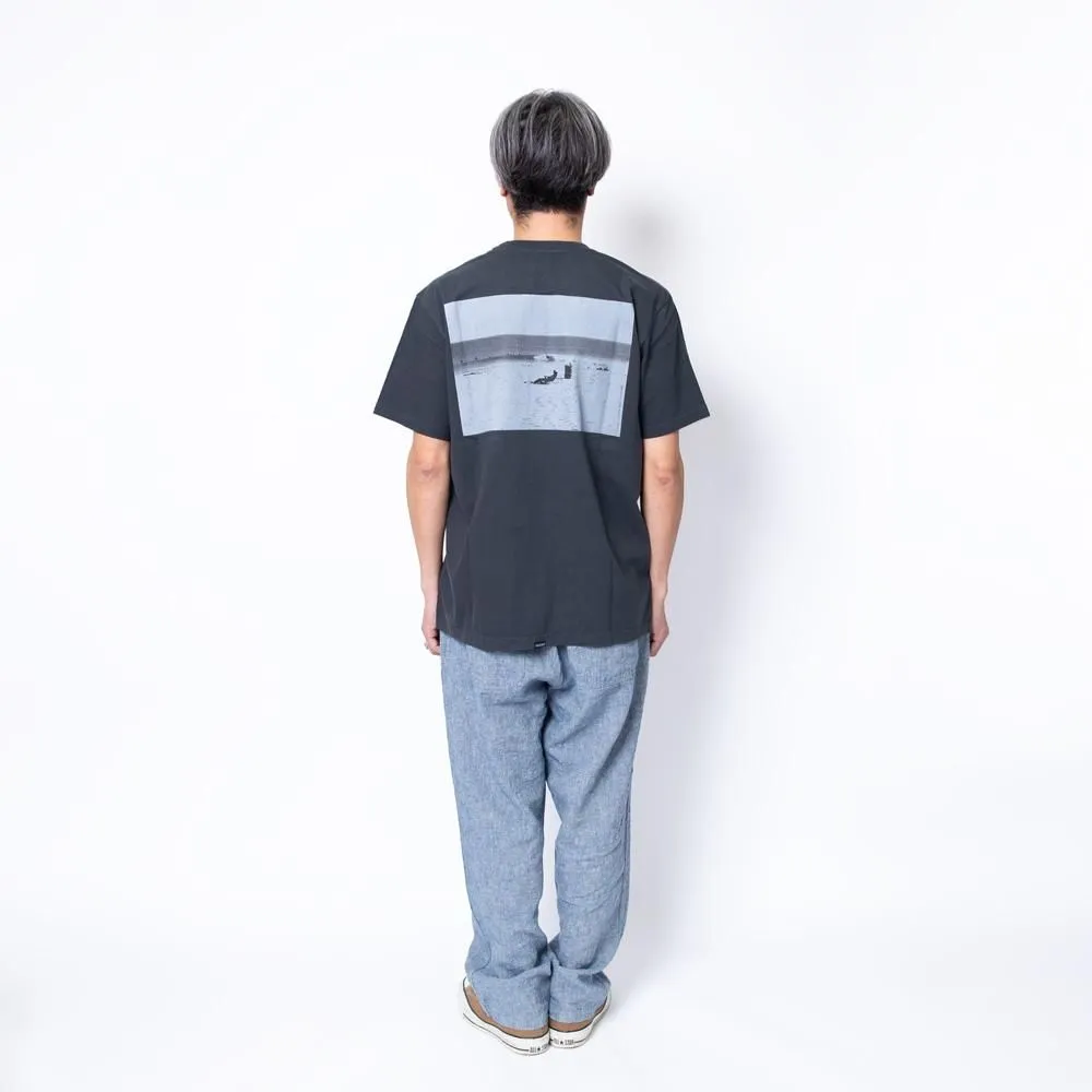 TURN ME ON CA SCRAP BOOK#1 TEE BLACK