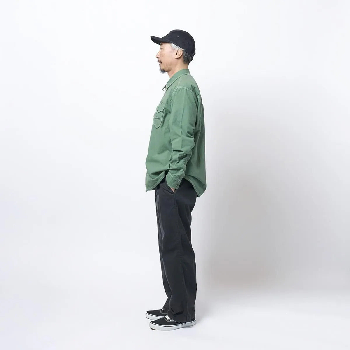 TURN ME ON ウエスタンシャツ GREEN