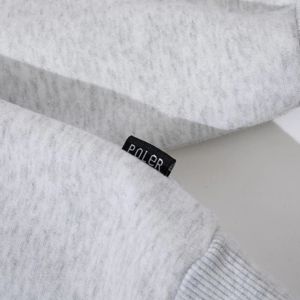 POLER FURRY FONT HOOD ASH GREY