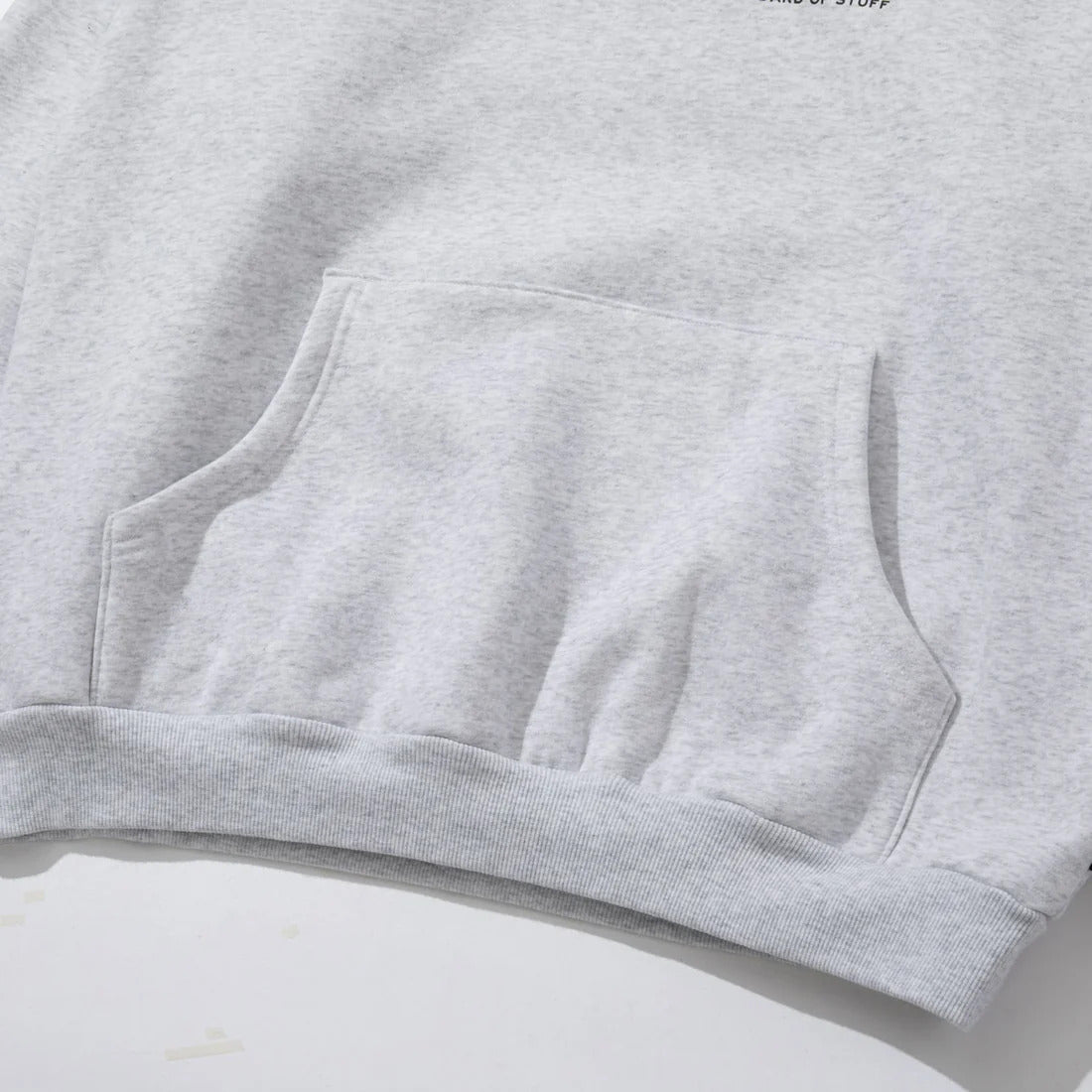 POLER FURRY FONT HOOD ASH GREY