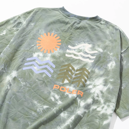 POLER ELEMENT QUICK DRY DYE TEE