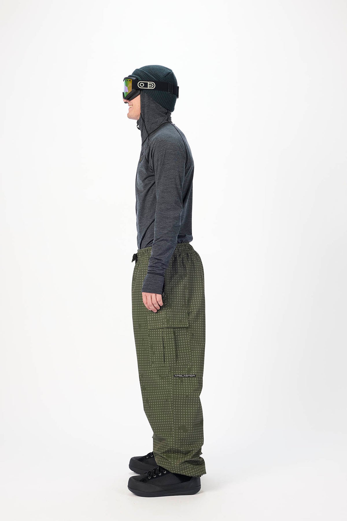 AIRBLASTER Access Cargo Pant Olive Grid