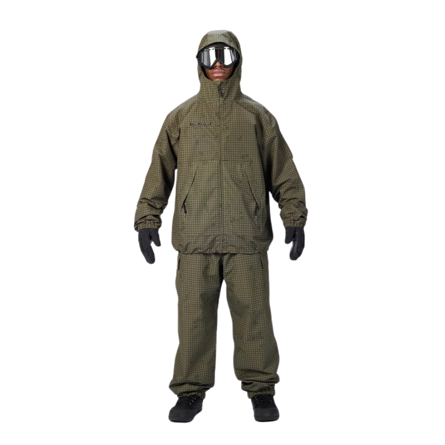 AIRBLASTER Access Jacket Olive Grid