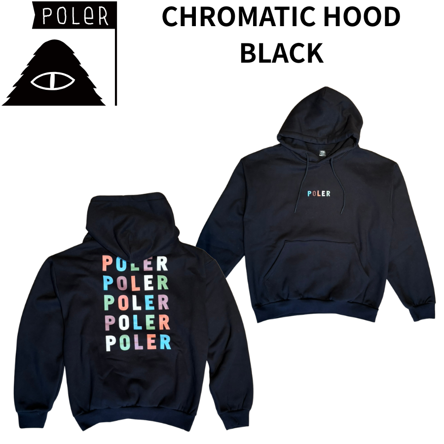 POLER CHROMATIC HOOD BLACK