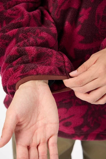 AIRBLASTER Fleece Half Zip Plum Earth Life