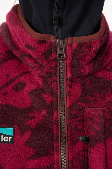 AIRBLASTER Fleece Half Zip Plum Earth Life