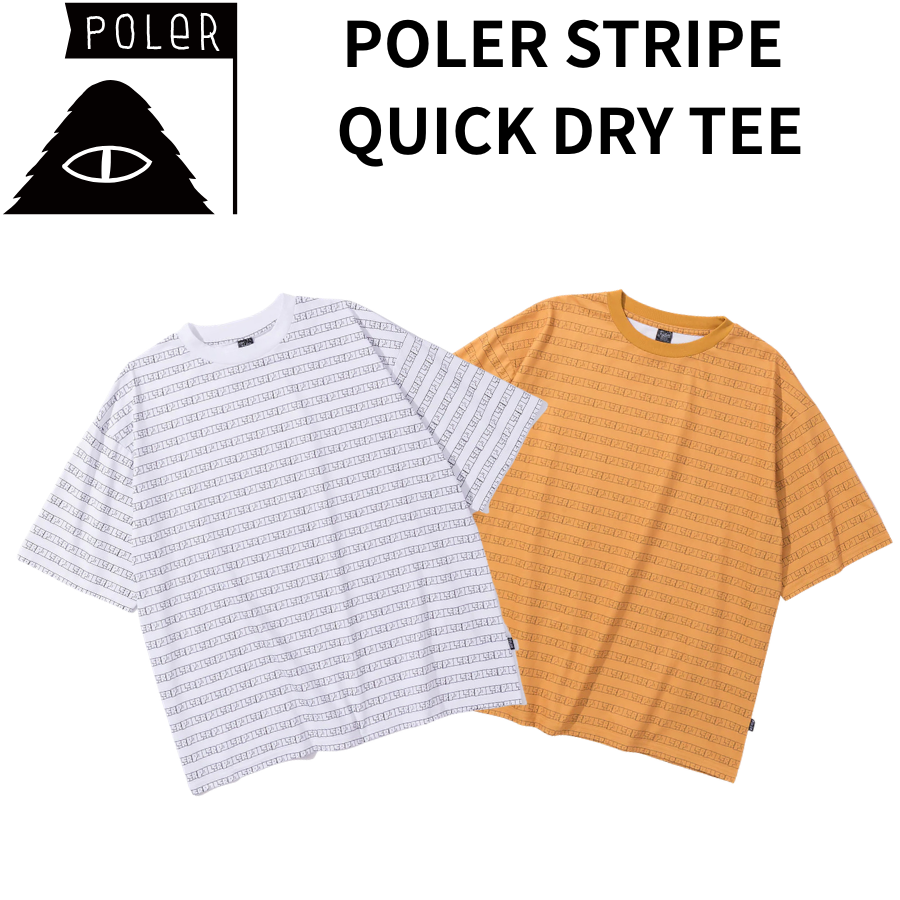 POLER STRIPE QUICK DRY TEE