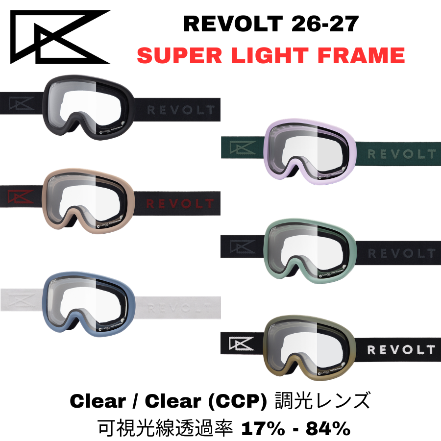 REVOLT Flat Super Light Frame/Spap Buckel Band (Magnetic)