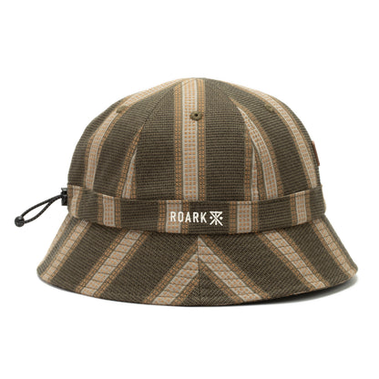ROARK "VERTICAL STRIPE" JACQUARD METRO HAT -MID