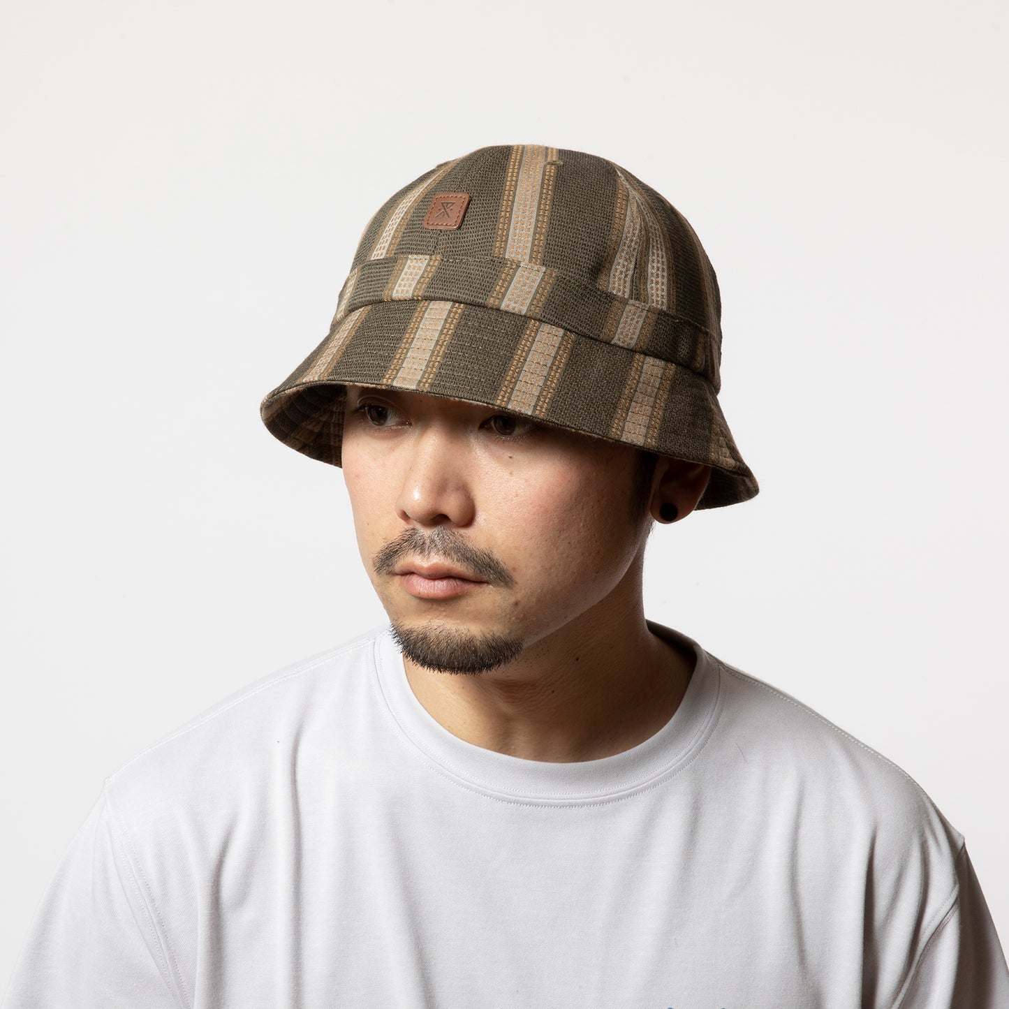 ROARK "VERTICAL STRIPE" JACQUARD METRO HAT -MID