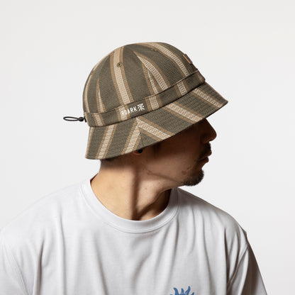 ROARK "VERTICAL STRIPE" JACQUARD METRO HAT -MID