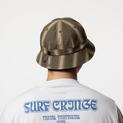 ROARK "VERTICAL STRIPE" JACQUARD METRO HAT -MID