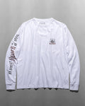 ROARK "READING RITUAL" L/S TEE WHITE
