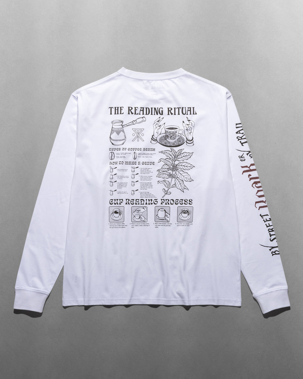 ROARK "READING RITUAL" L/S TEE WHITE