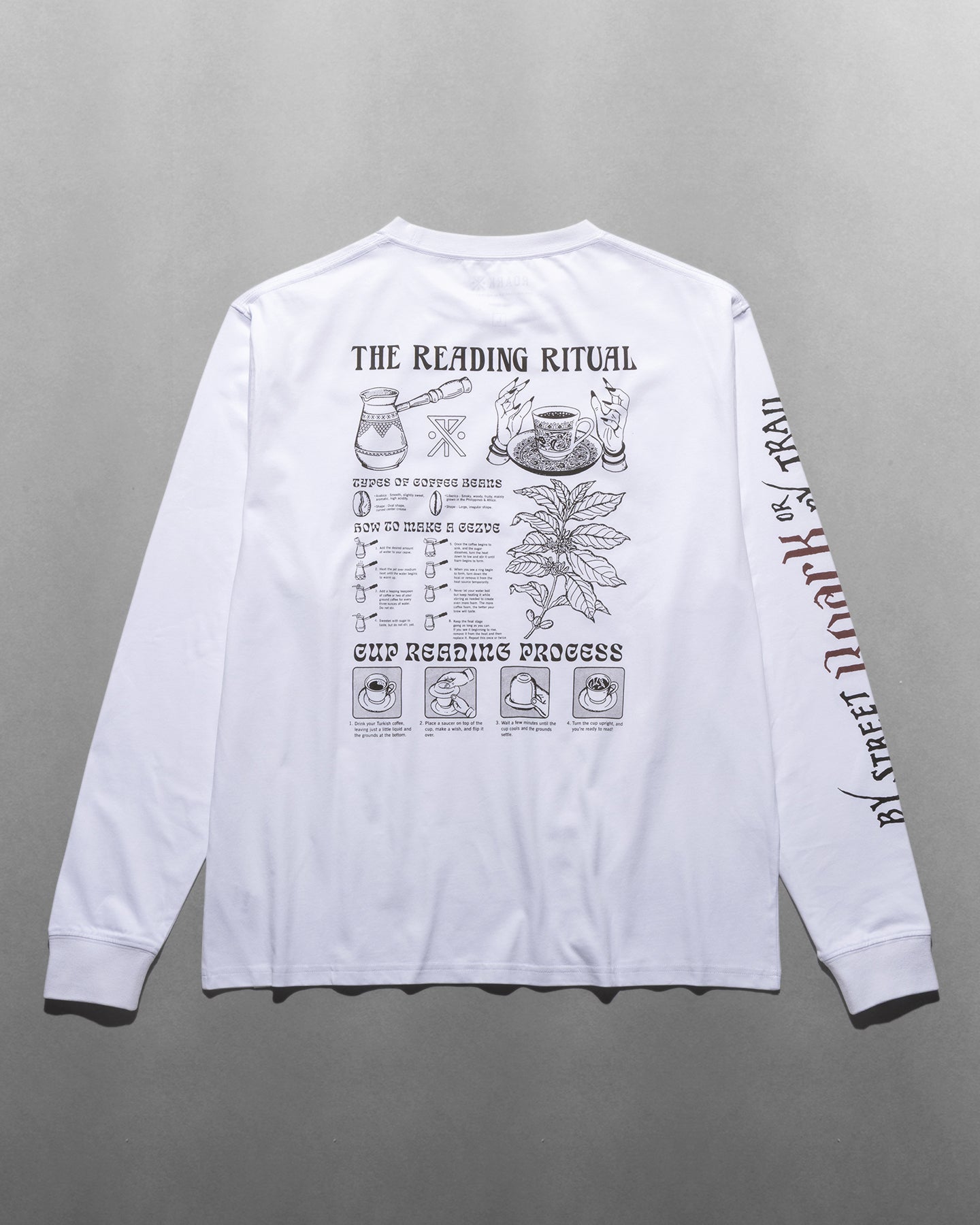 ROARK "READING RITUAL" L/S TEE WHITE