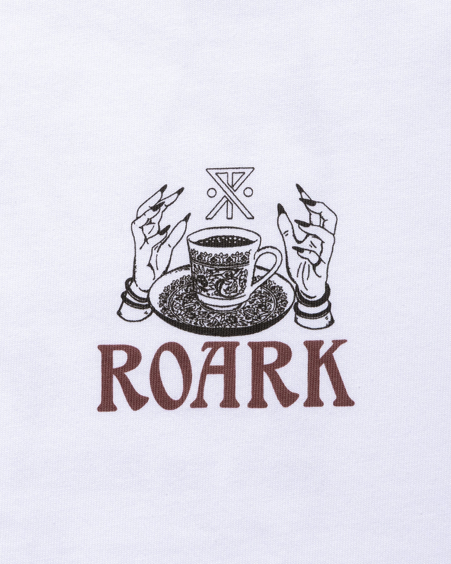 ROARK "READING RITUAL" L/S TEE WHITE