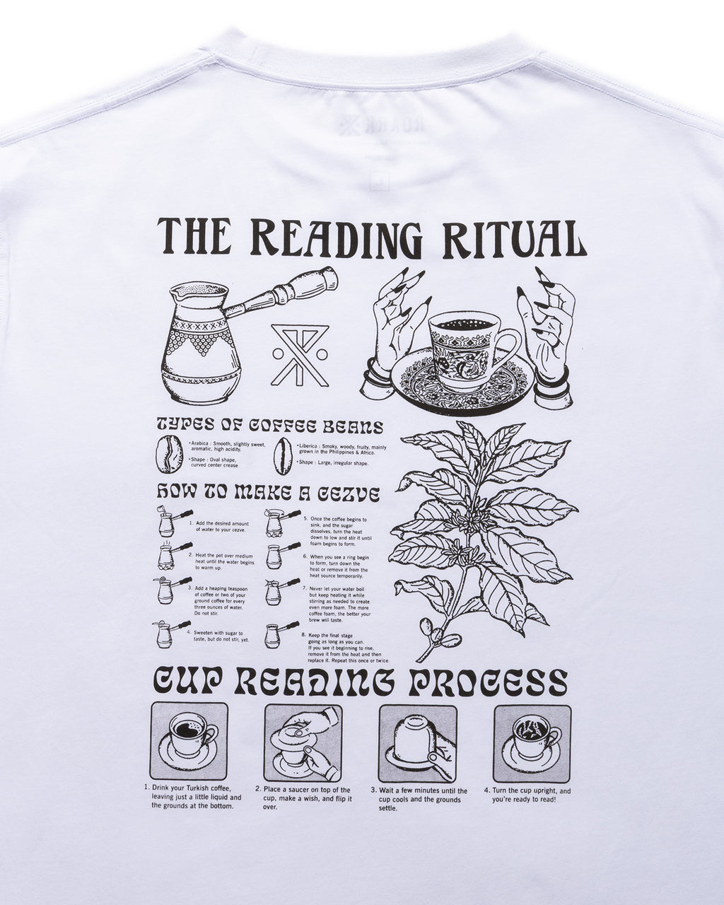 ROARK "READING RITUAL" L/S TEE WHITE