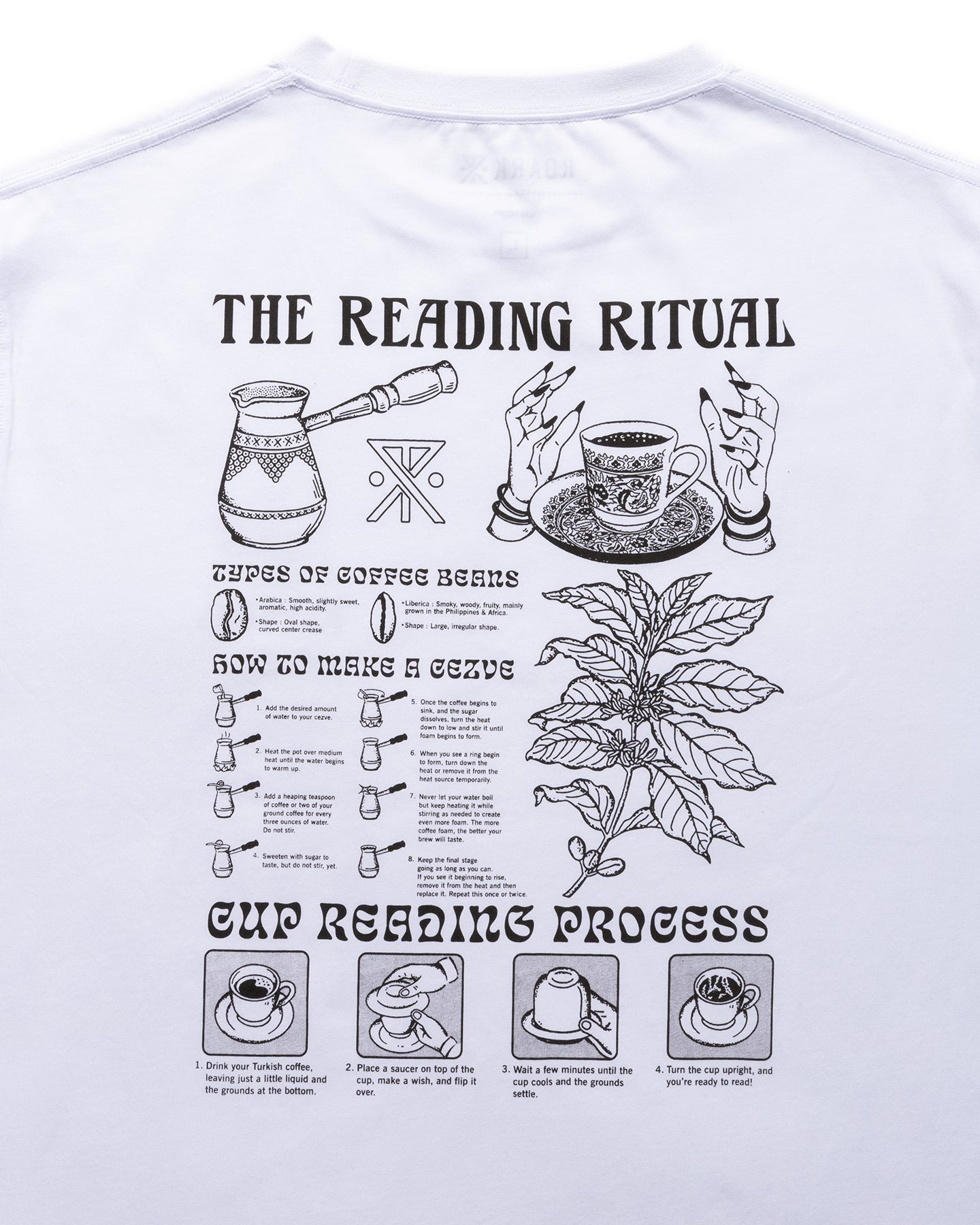 ROARK "READING RITUAL" L/S TEE WHITE
