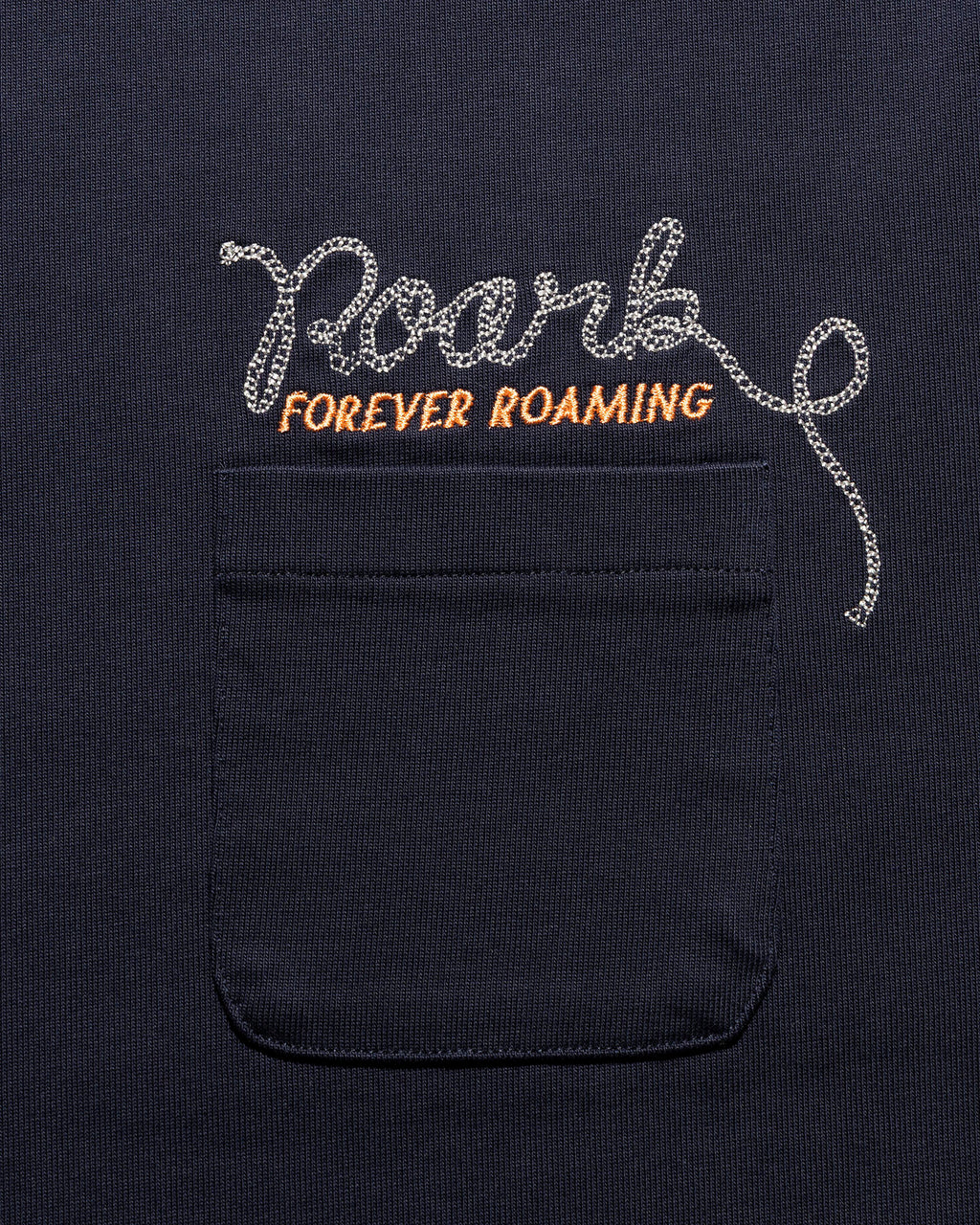 ROARK "ROAMING" 14oz H/W L/S TEE Dark Navy