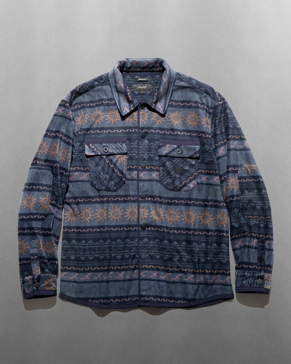 ROARK FLEECE EMBER OVER SHIRT NAVY