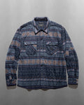 ROARK FLEECE EMBER OVER SHIRT NAVY