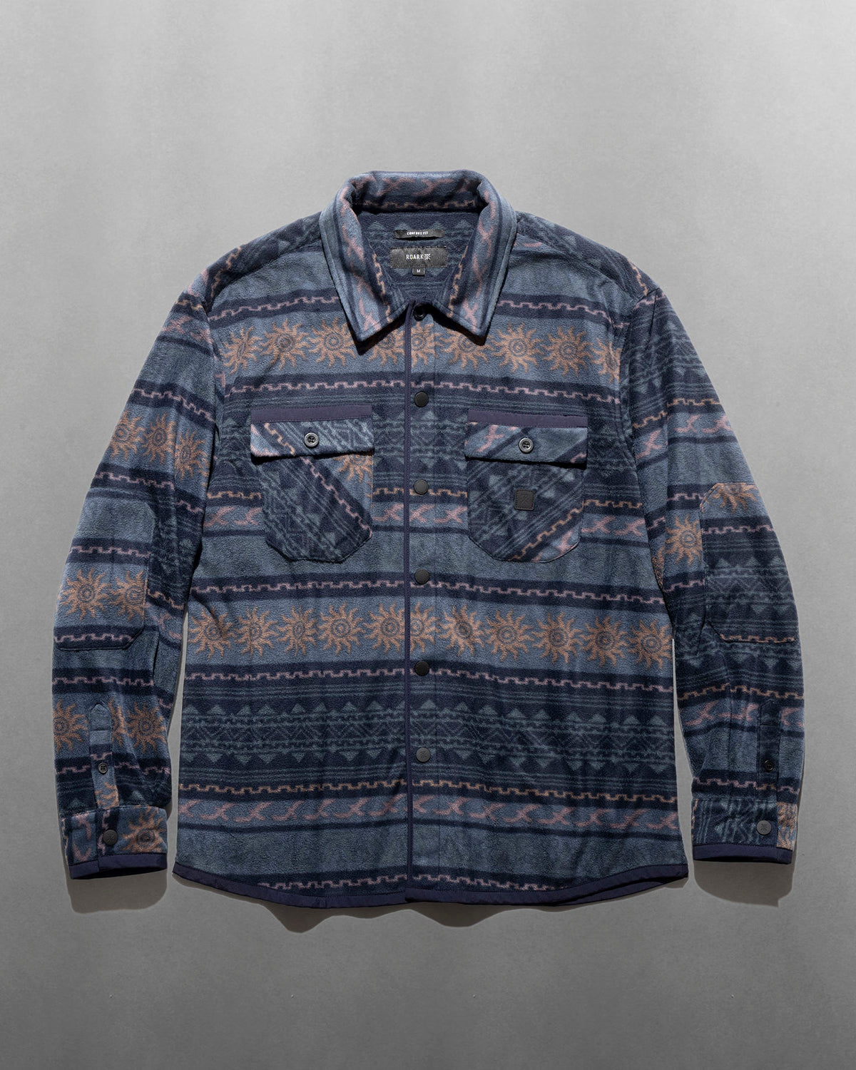 ROARK FLEECE EMBER OVER SHIRT NAVY