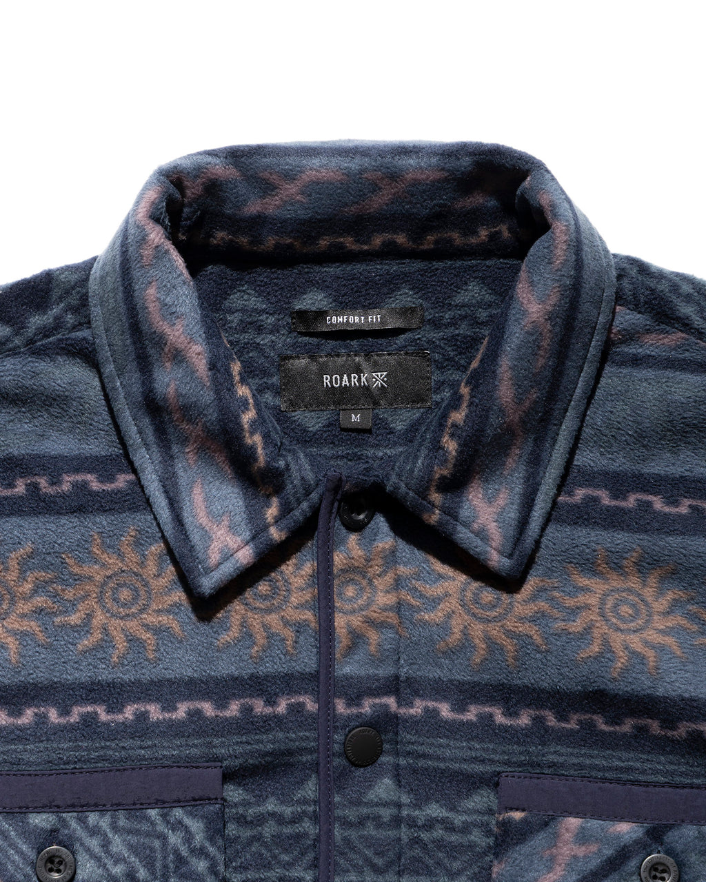 ROARK FLEECE EMBER OVER SHIRT NAVY