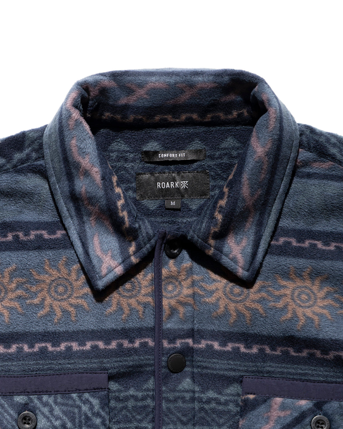 ROARK FLEECE EMBER OVER SHIRT NAVY