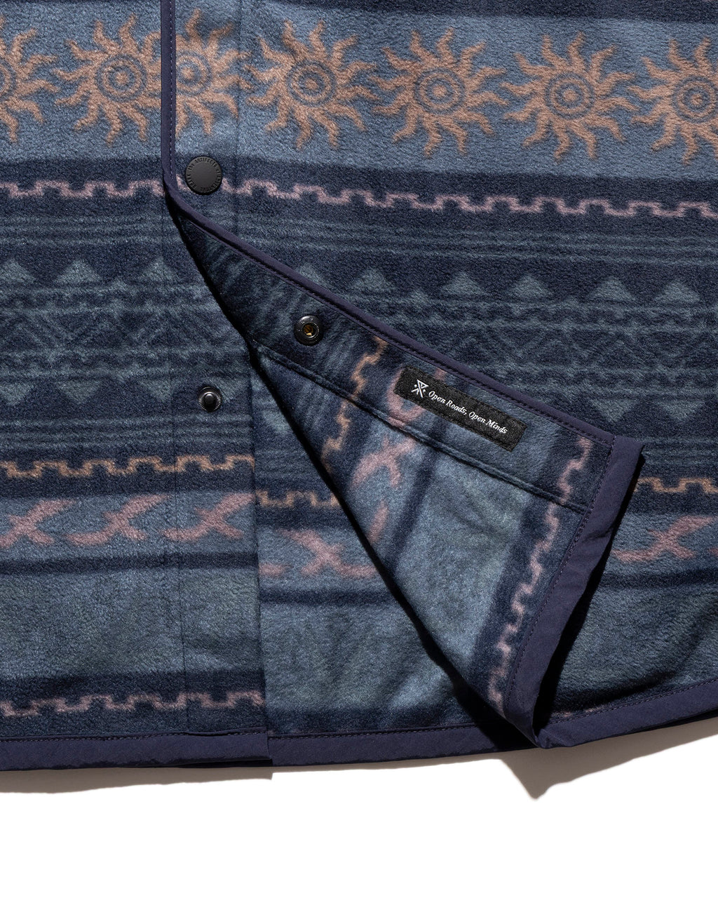 ROARK FLEECE EMBER OVER SHIRT NAVY