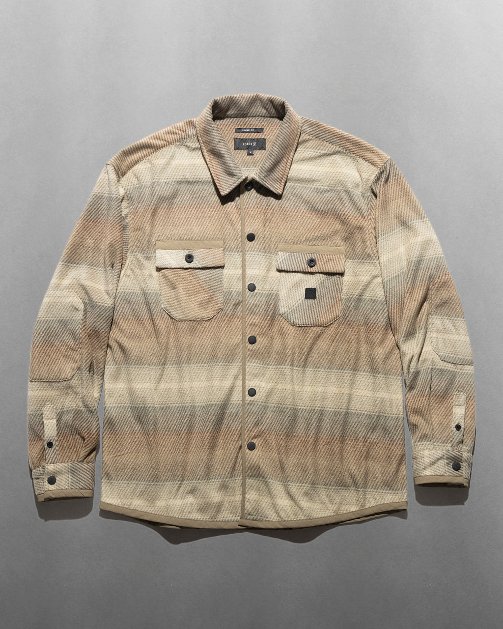 ROARK FLEECE EMBER OVER SHIRT SAND