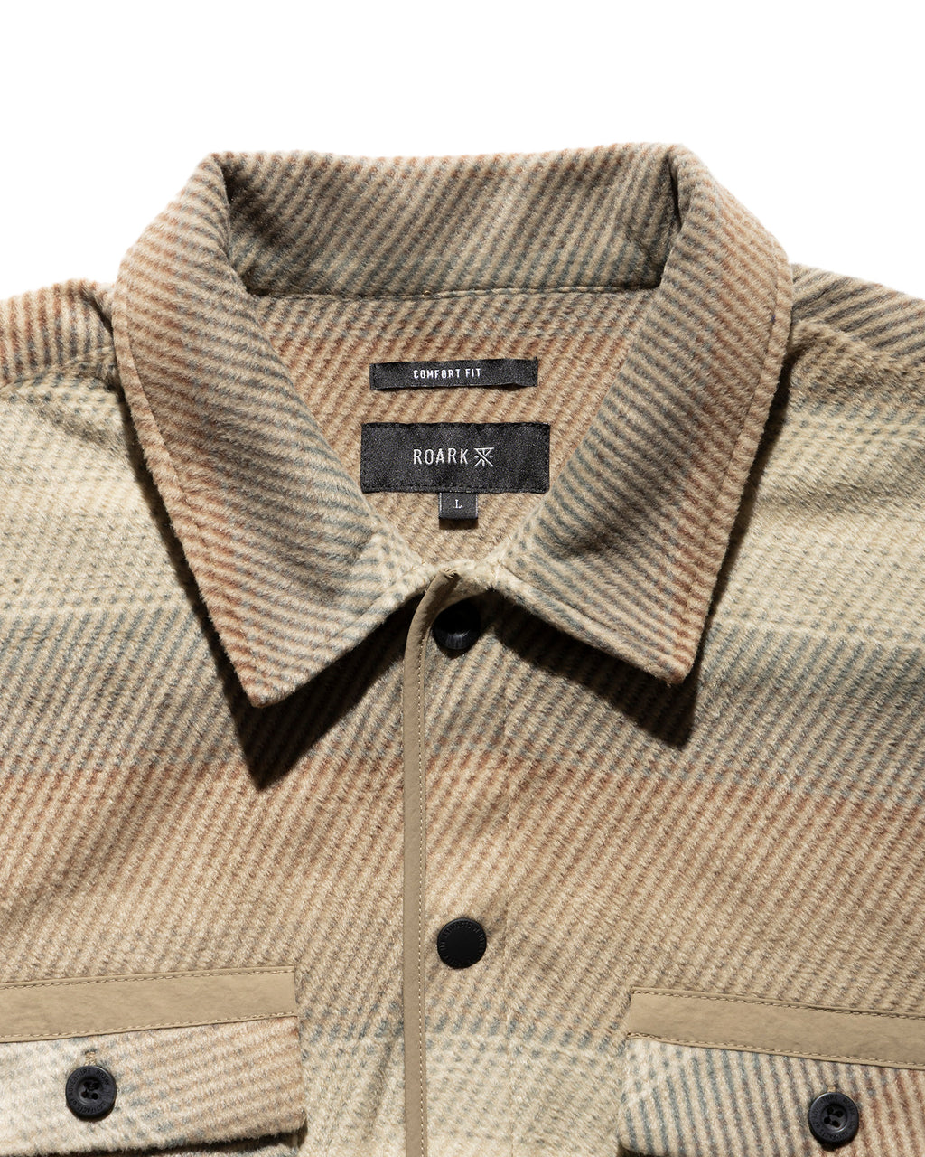 ROARK FLEECE EMBER OVER SHIRT SAND